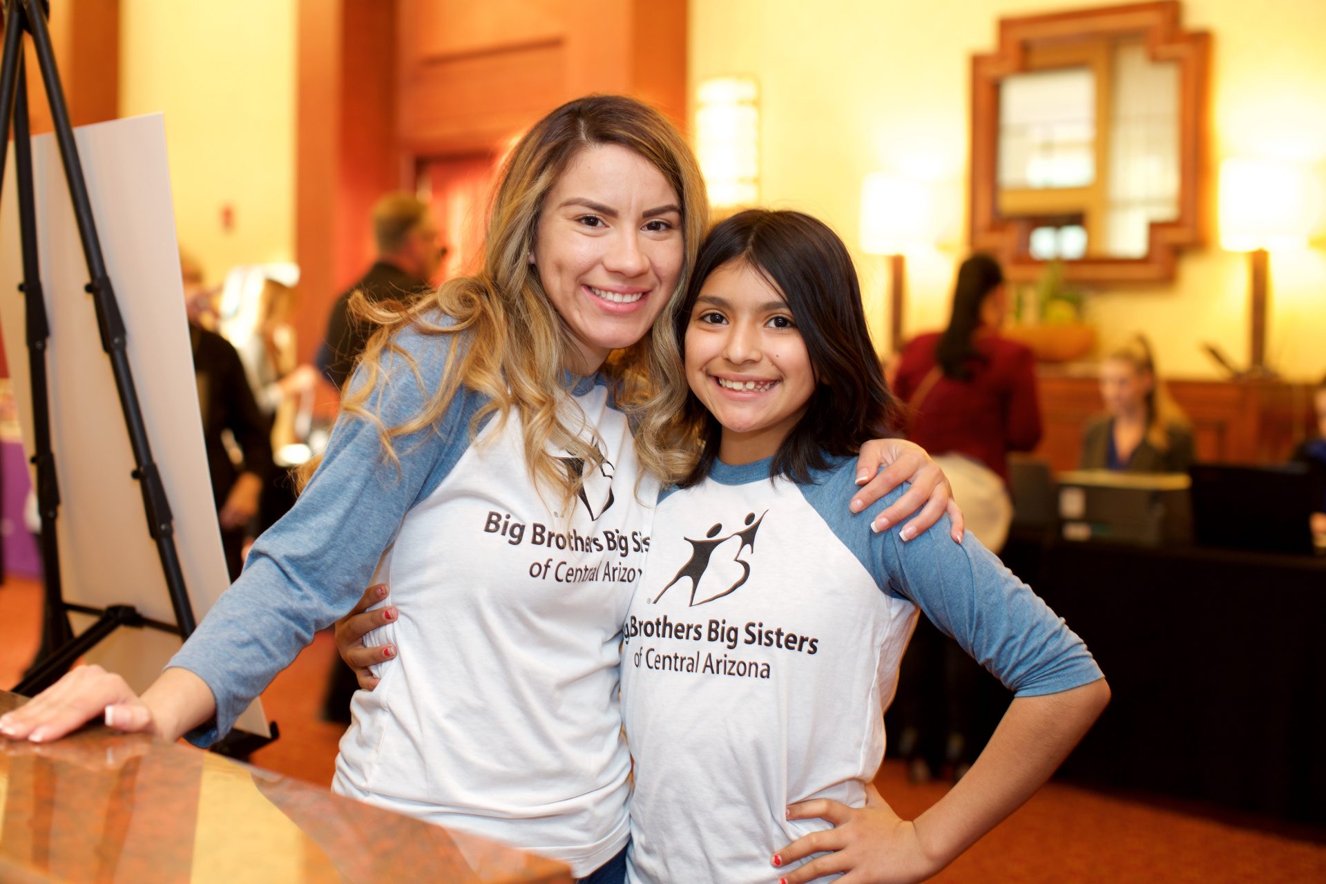 Big Sister Angel and Little Sister Maria served as guest emcees - Big Broth...